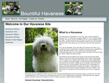 Tablet Screenshot of bountifulhavanese.com